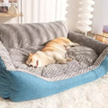 Dog Sofa Bed – Warm & Washable Pet Bed for Large Dogs