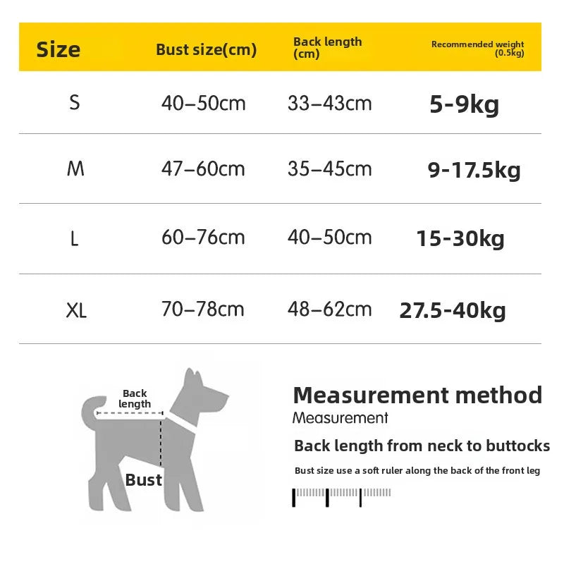 Dog Life Jacket – Adjustable Safety Vest for Dogs