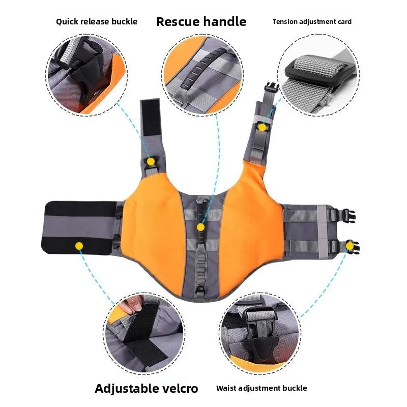 Dog Life Jacket – Adjustable Safety Vest for Dogs